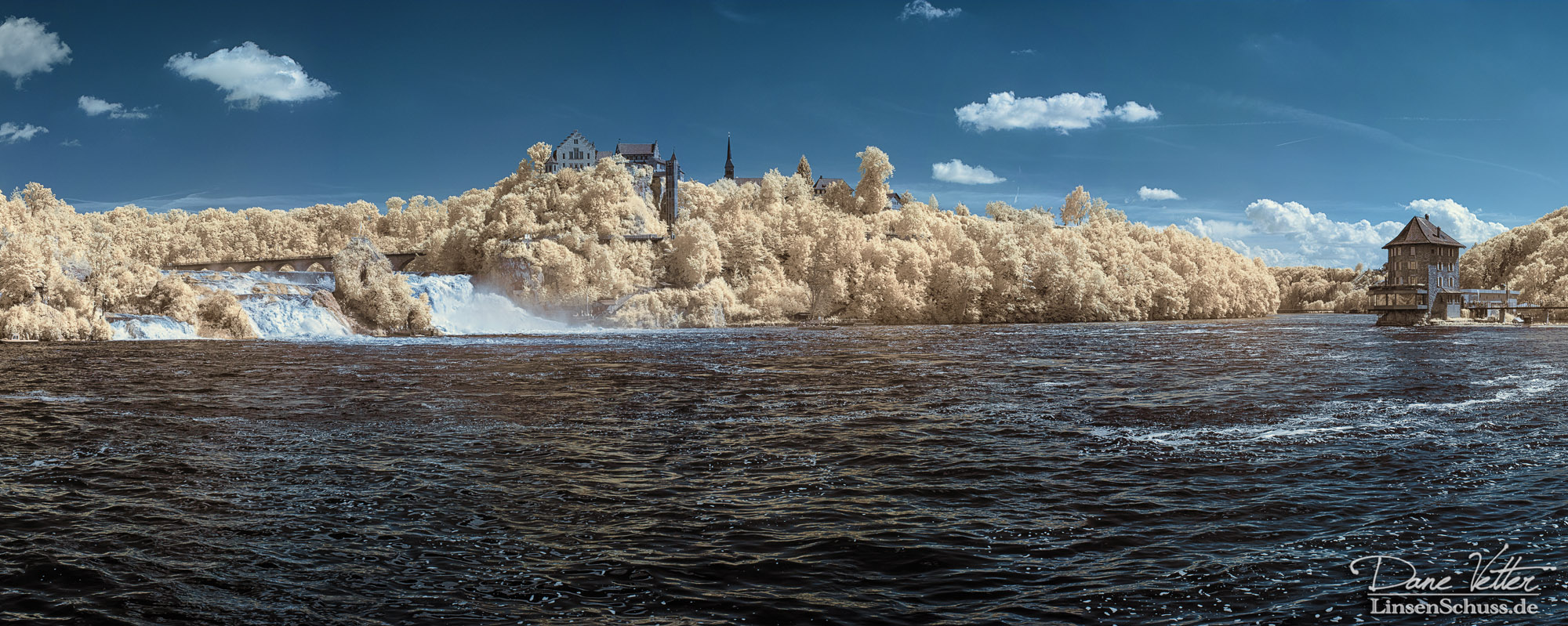 Rheinfall in Infrarot 2